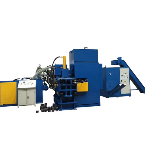 Machine à Briquetter Hydraulique Automatique pour Déchets Métalliques (Copeaux d'Aluminium, d'Acier)